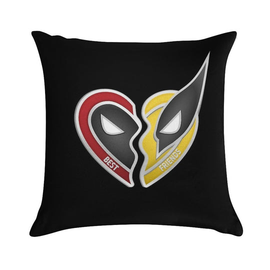 Multiverse BFFs Soft Fade-Resistant Throw Pillow
