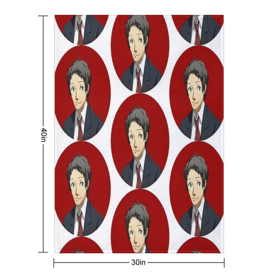 Adachi Portrait Compact Throw Blanket