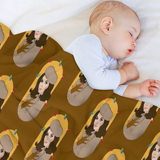 Anne Welles Shrink-resistant Throw Blanket