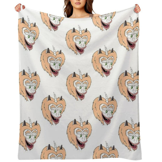 Maurice Hormone Monster - Big Mouth Sustainable Throw Blanket