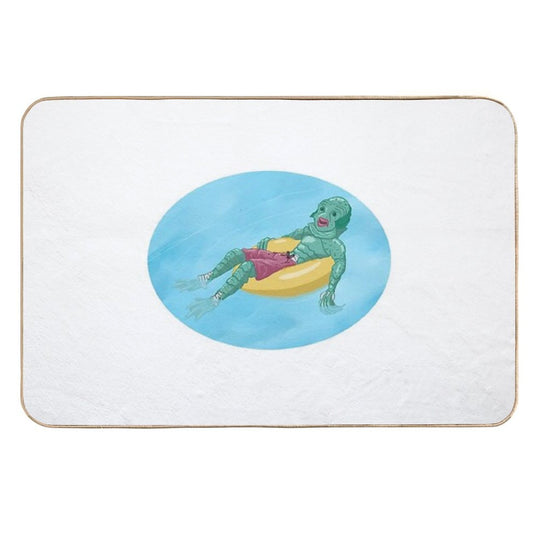 Creature from Typhoon Lagoon  Stain-Proof Bath Mat