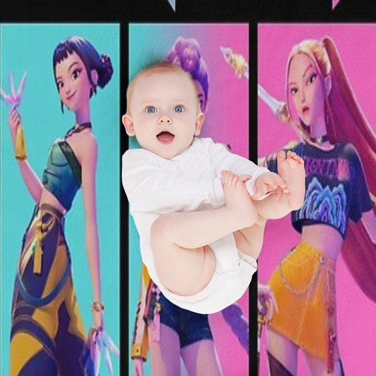 Huntrix - Kpop Demon Hunter Velvety-soft Throw Blanket