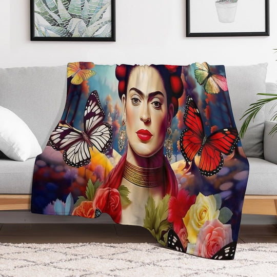 Frida Kahlo 14 Compact Throw Blanket