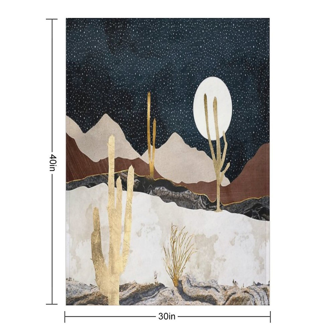 Desert View Travel-friendly Throw Blanket