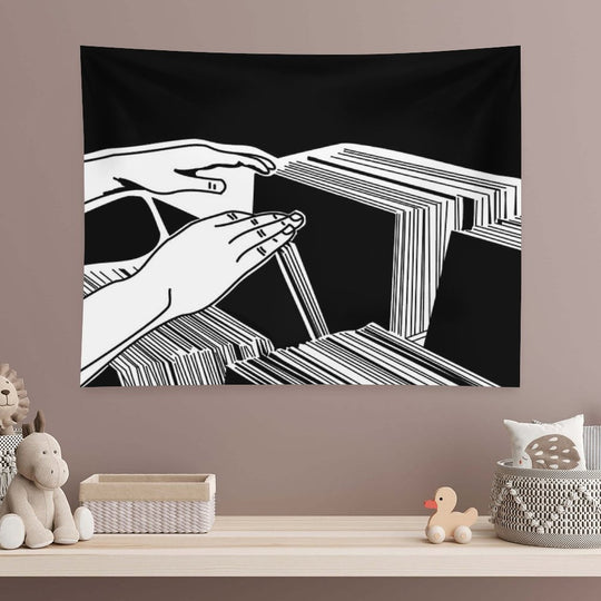 Crate Digger - Vinyl Records Tapestry