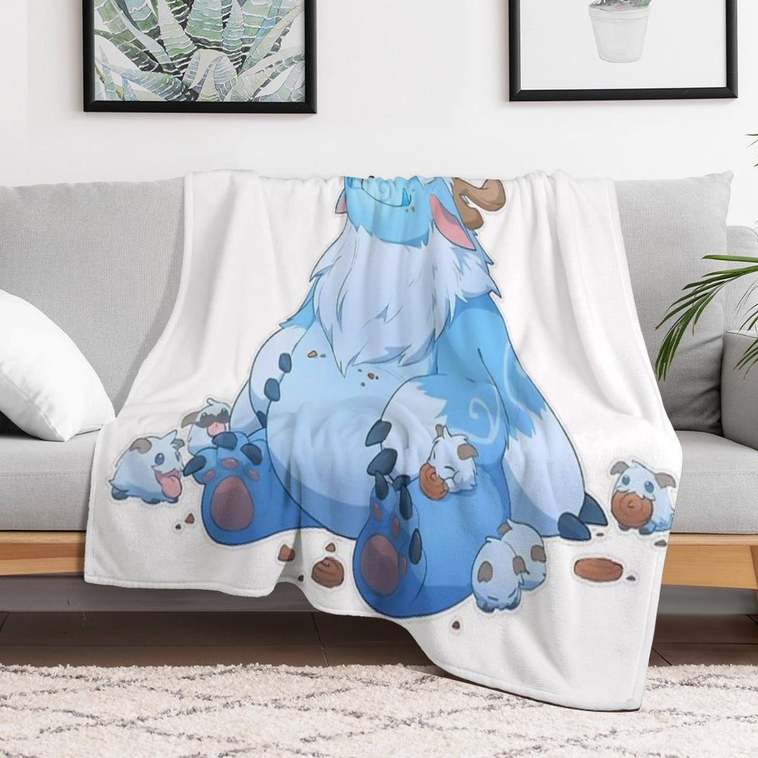 Adorable Nunu Sustainable Throw Blanket