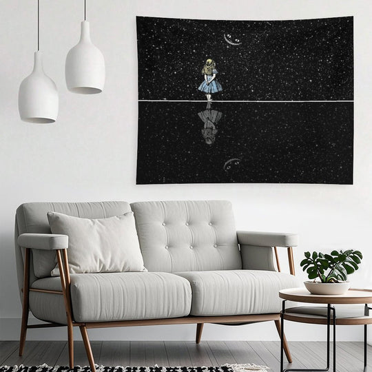 Alice In Wonderland Starry Night Tapestry