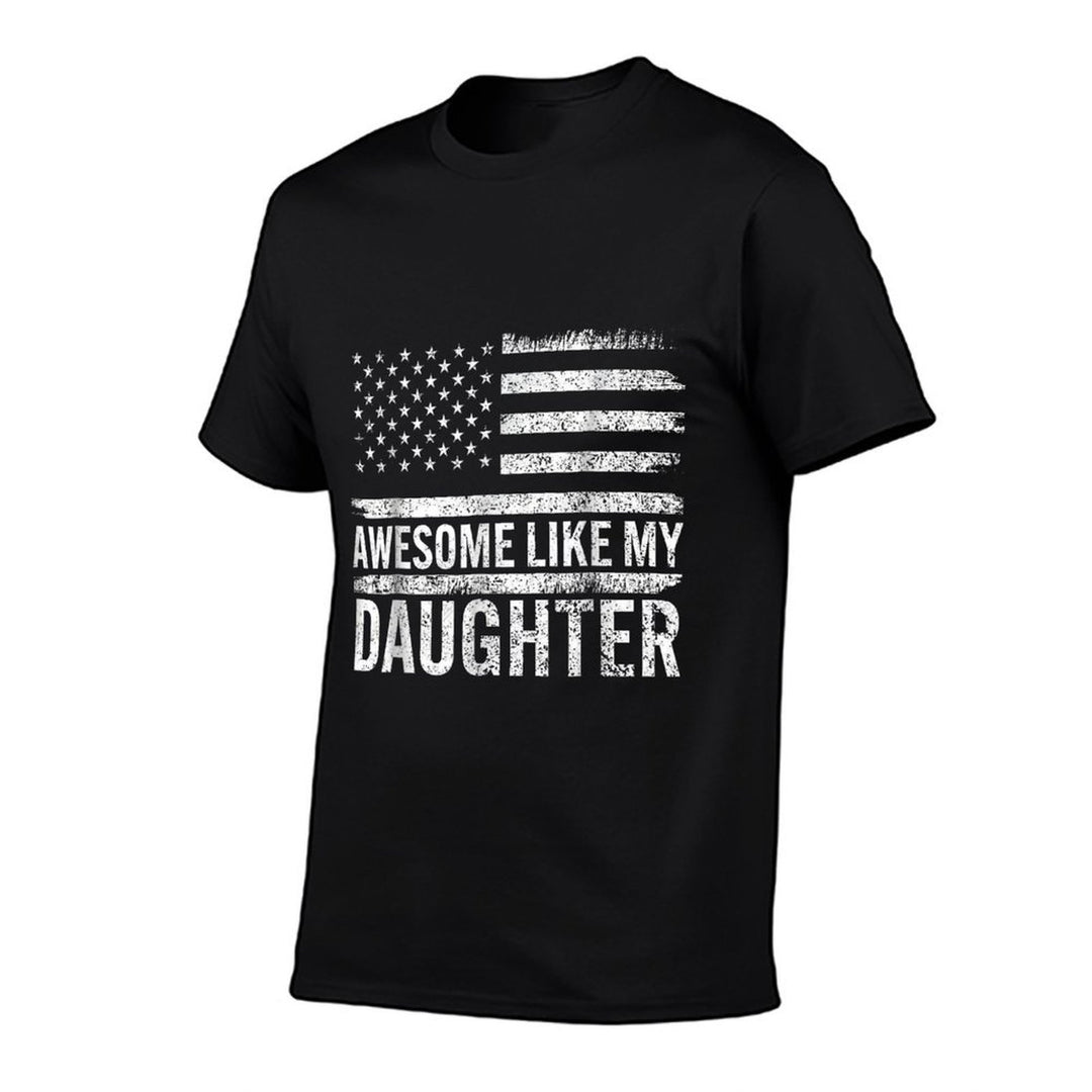 Awesome Like My Daughter Gifts Men Funny Fathers Day Dad  Moisture-wicking T-Shirt