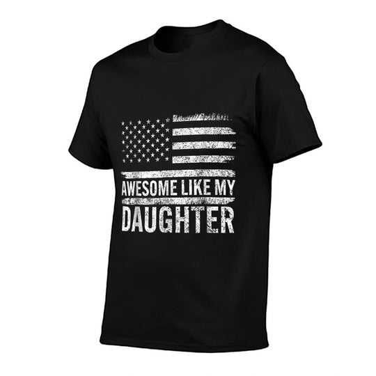 Awesome Like My Daughter Gifts Men Funny Fathers Day Dad  Moisture-wicking T-Shirt