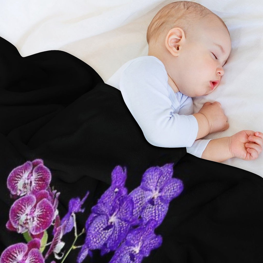 Orchids - Cool And Restful Colors! Versatility Throw Blanket
