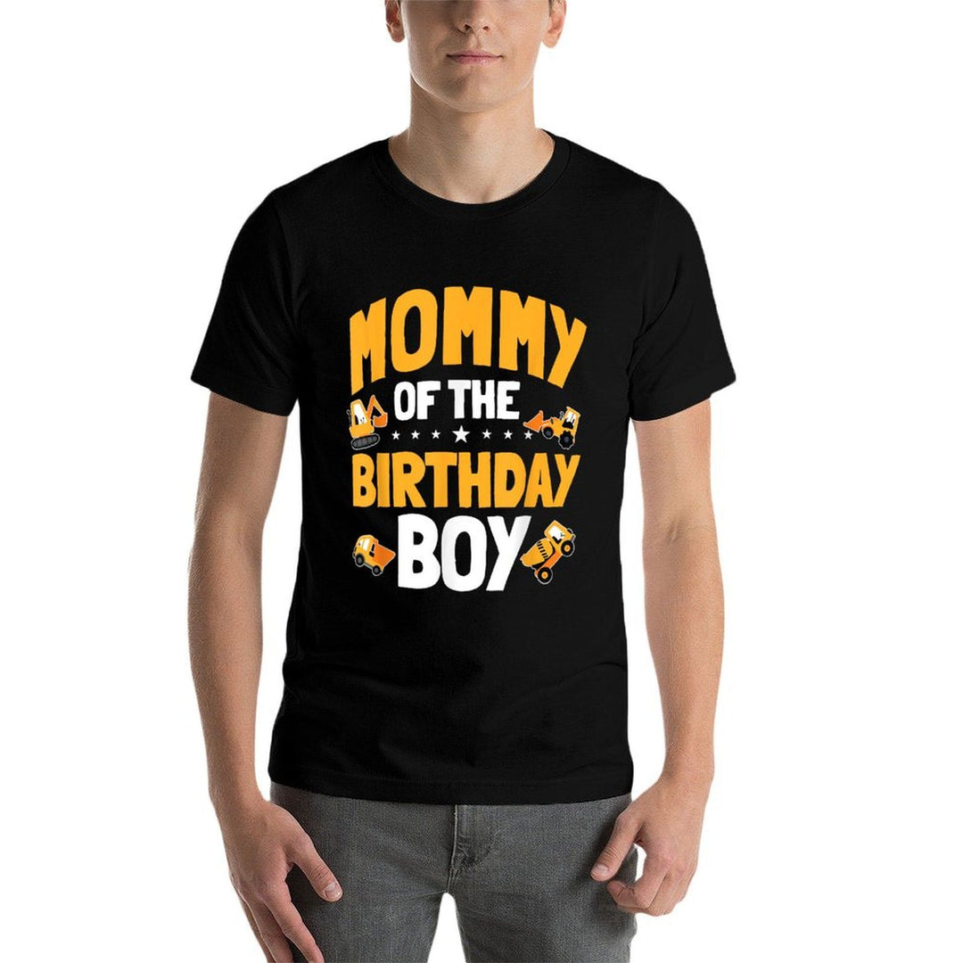 Mommy of The Birthday Boy Construction Worker Bday Party  Vintage-inspired T-Shirt