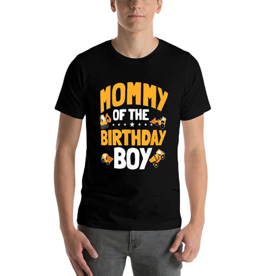 Mommy of The Birthday Boy Construction Worker Bday Party  Vintage-inspired T-Shirt