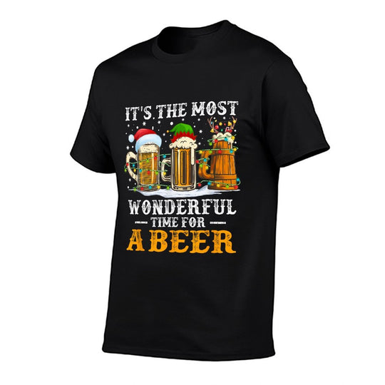 Its The Most Wonderful Time For A Beer Christmas Drink  Relaxed-fit T-Shirt