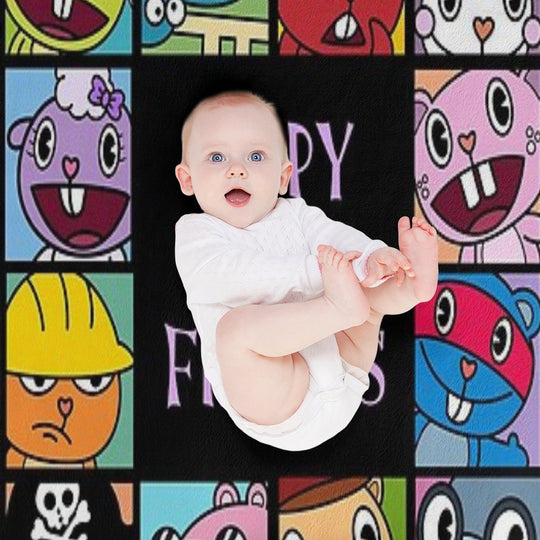 Happy Tree Friends Comfort Throw Blanket