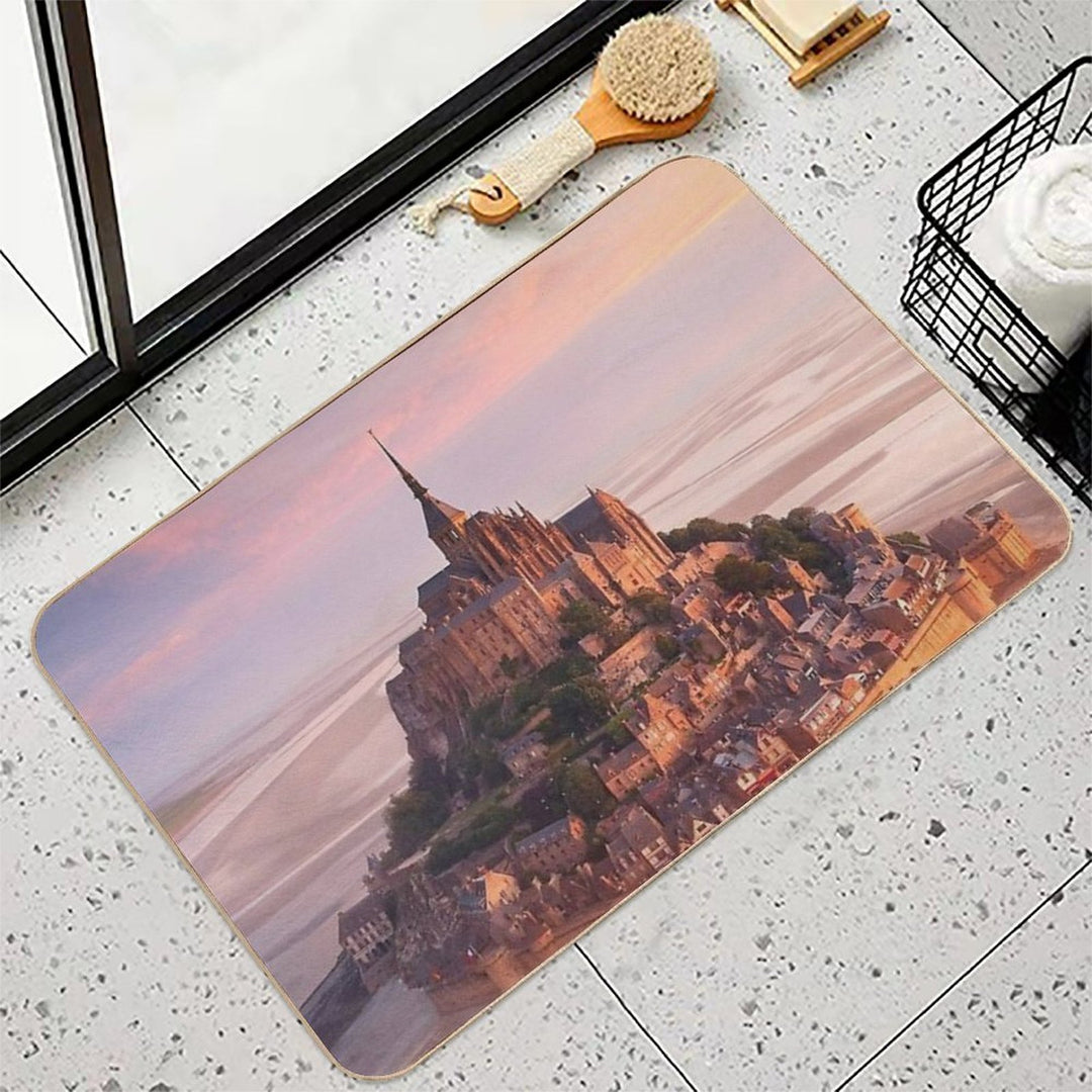 Mont-Saint-Michel, France  Stain-Proof Bath Mat