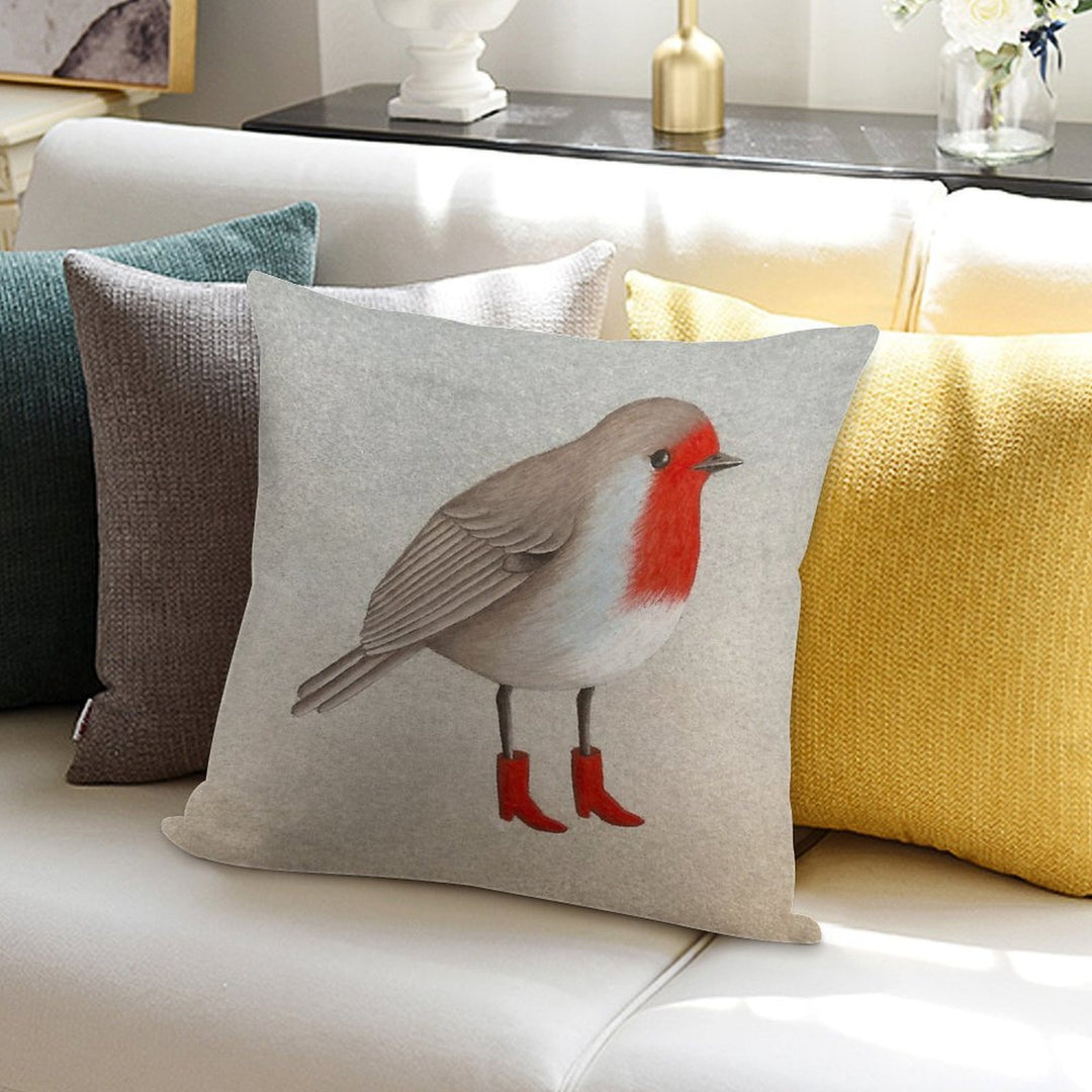 Robin Soft Luxury Feel Throw Pillow