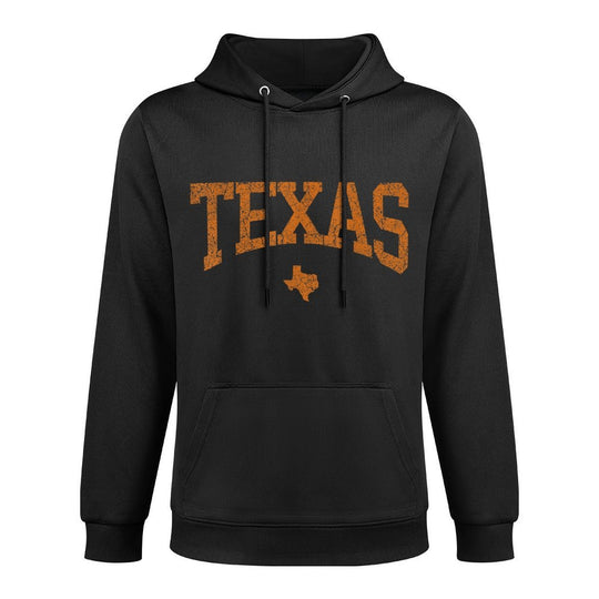 Texas T Women Men Kids Texas State Map Distressed Durable Construction Hoodie