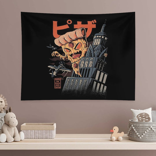 Pizza Kong Tapestry