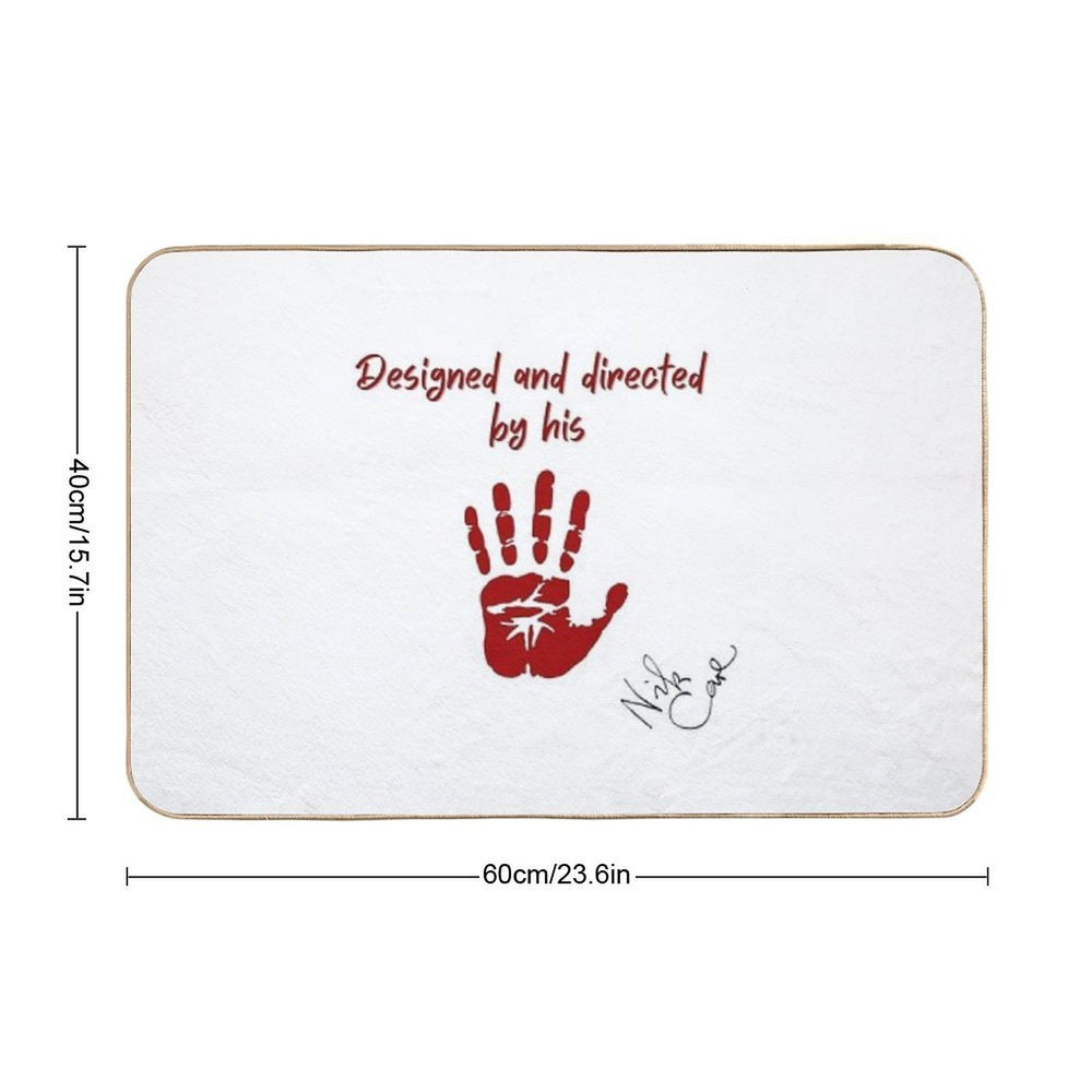 Nick Cave - Red Right Hand  Pet-Safe Bath Mat