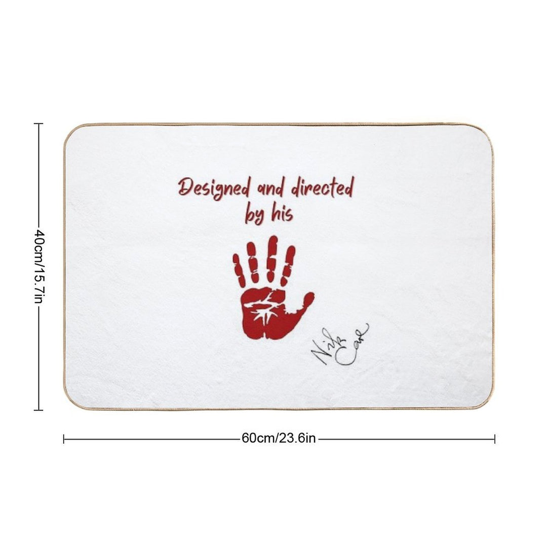 Nick Cave - Red Right Hand  Pet-Safe Bath Mat