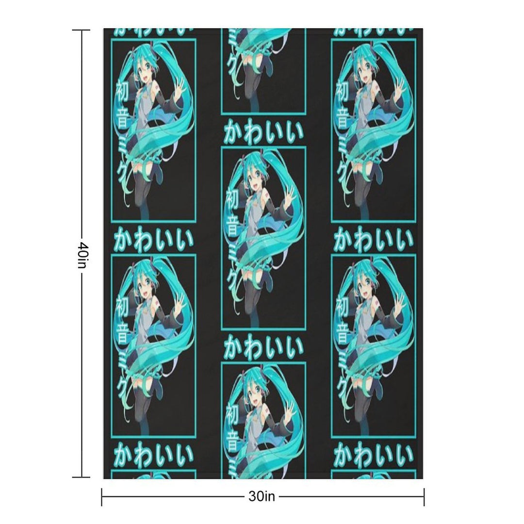 Hatsune Miku  Classic Lightweight Throw Blanket