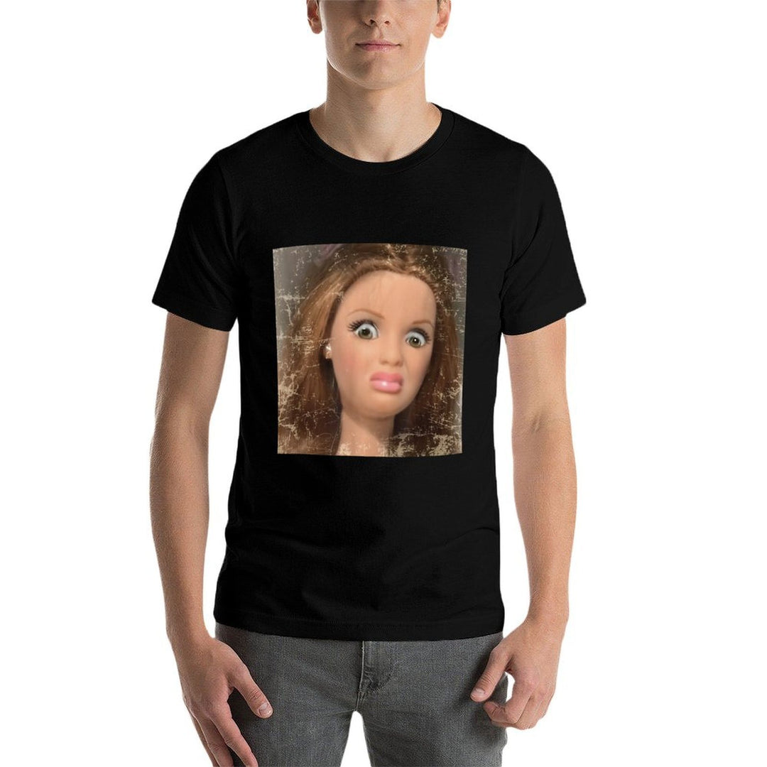 Funny Disgusting Doll Face Meme  Soft T-Shirt