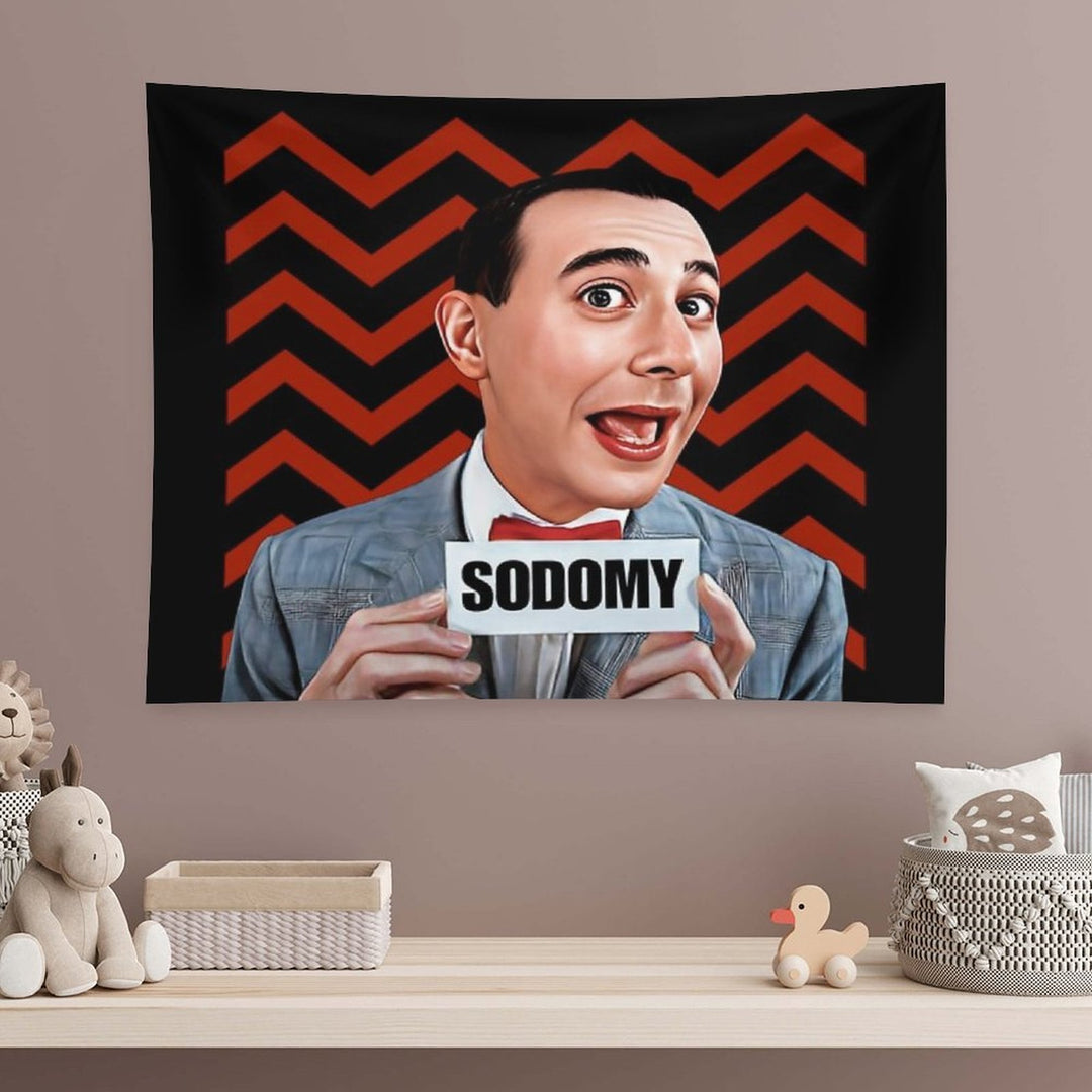 Pee Wee Herman- Sodomy Tapestry