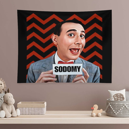 Pee Wee Herman- Sodomy Tapestry