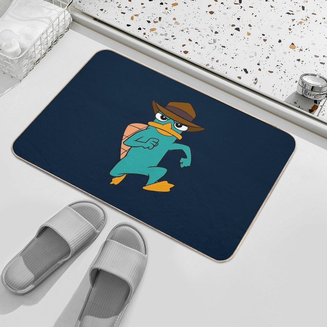 Agent Pperry The Platypus  Easy To Clean Bath Mat