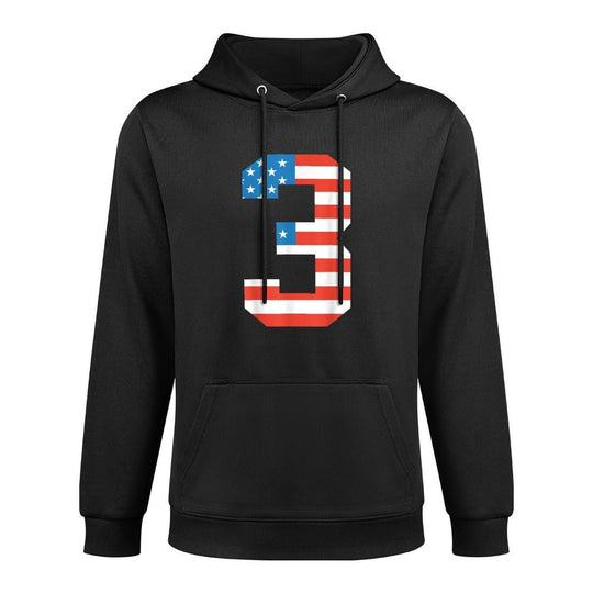 Fun 3rd Birthday US American 4th Of July Boy 3 Year Old Easy Care Hoodie