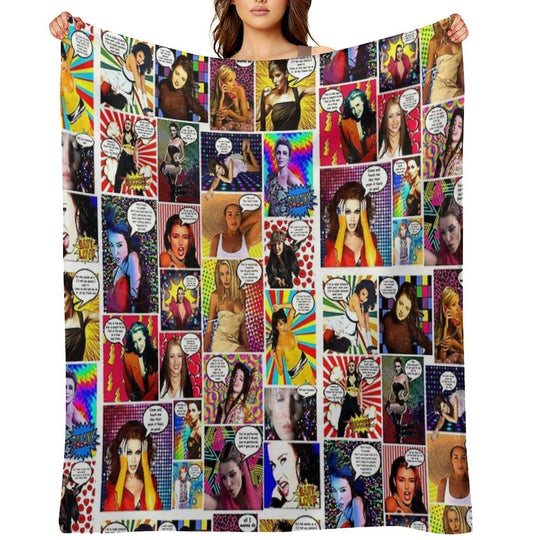 Dannii Minogue Goes Pow WOW #30 All-season Throw Blanket