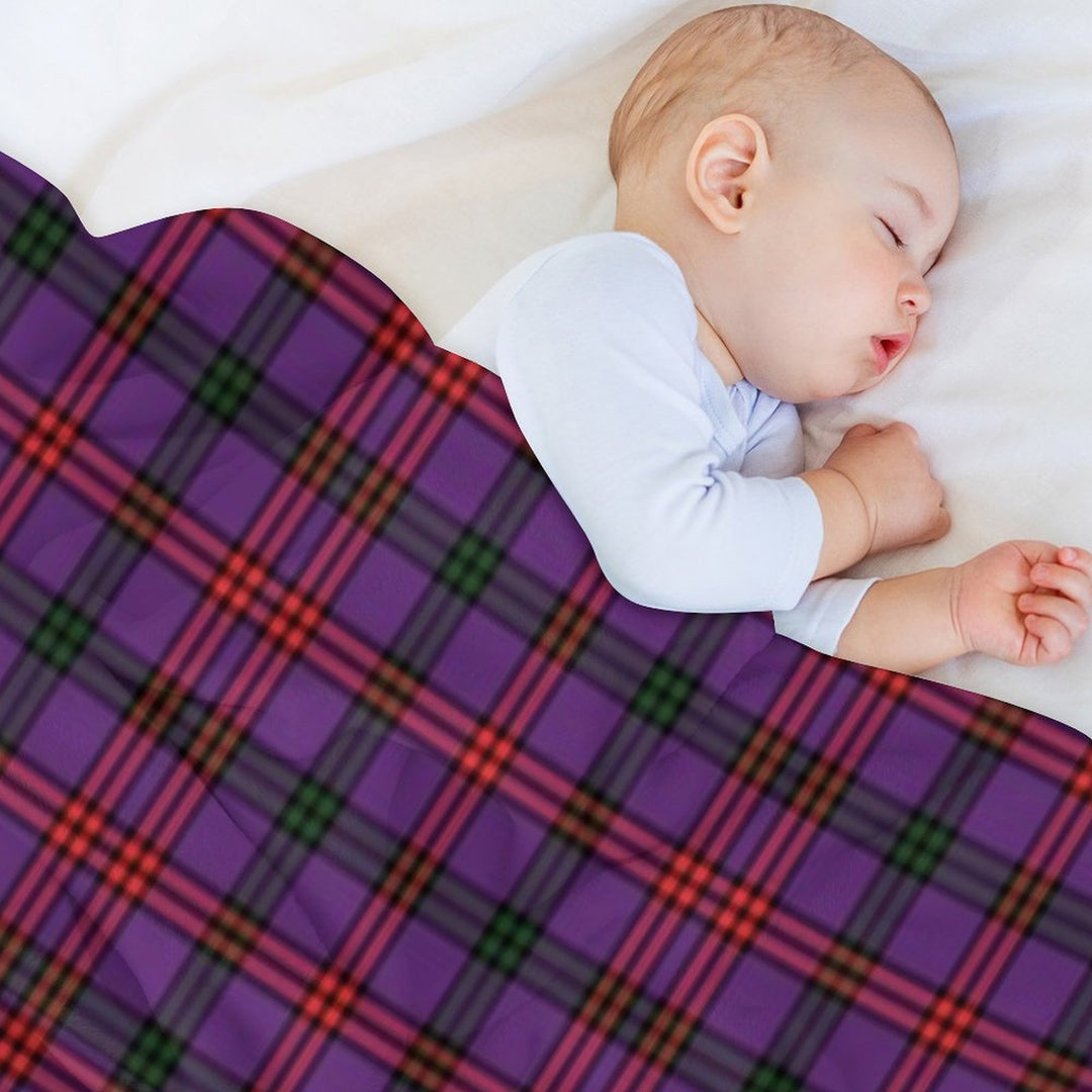 Clan Montgomery Tartan Machine-washable Throw Blanket