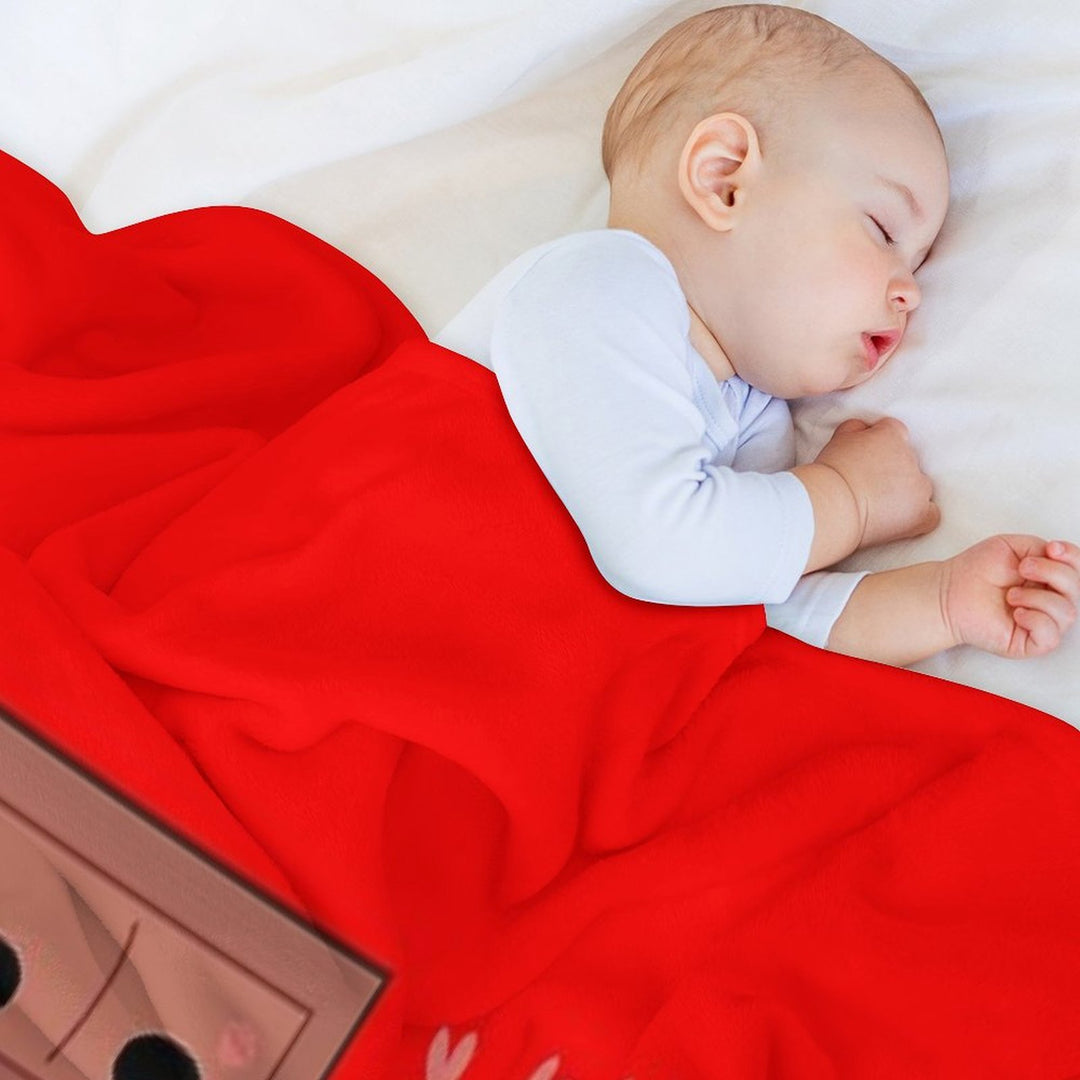 Choco And Pancake Couples Love Wrinkle-free Throw Blanket