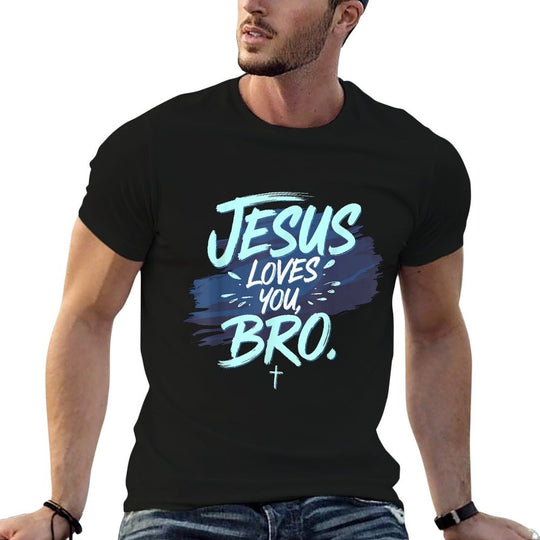 Jesus Loves You Bro Christian Religious  Classic T-Shirt