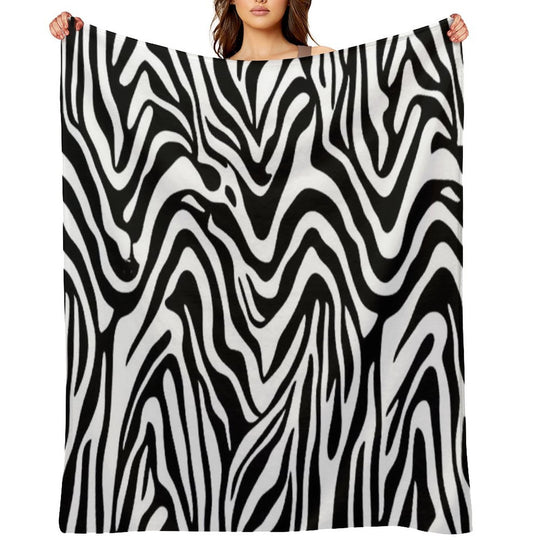 Zebra Pattern Print, Willow Days Multi-functional Throw Blanket