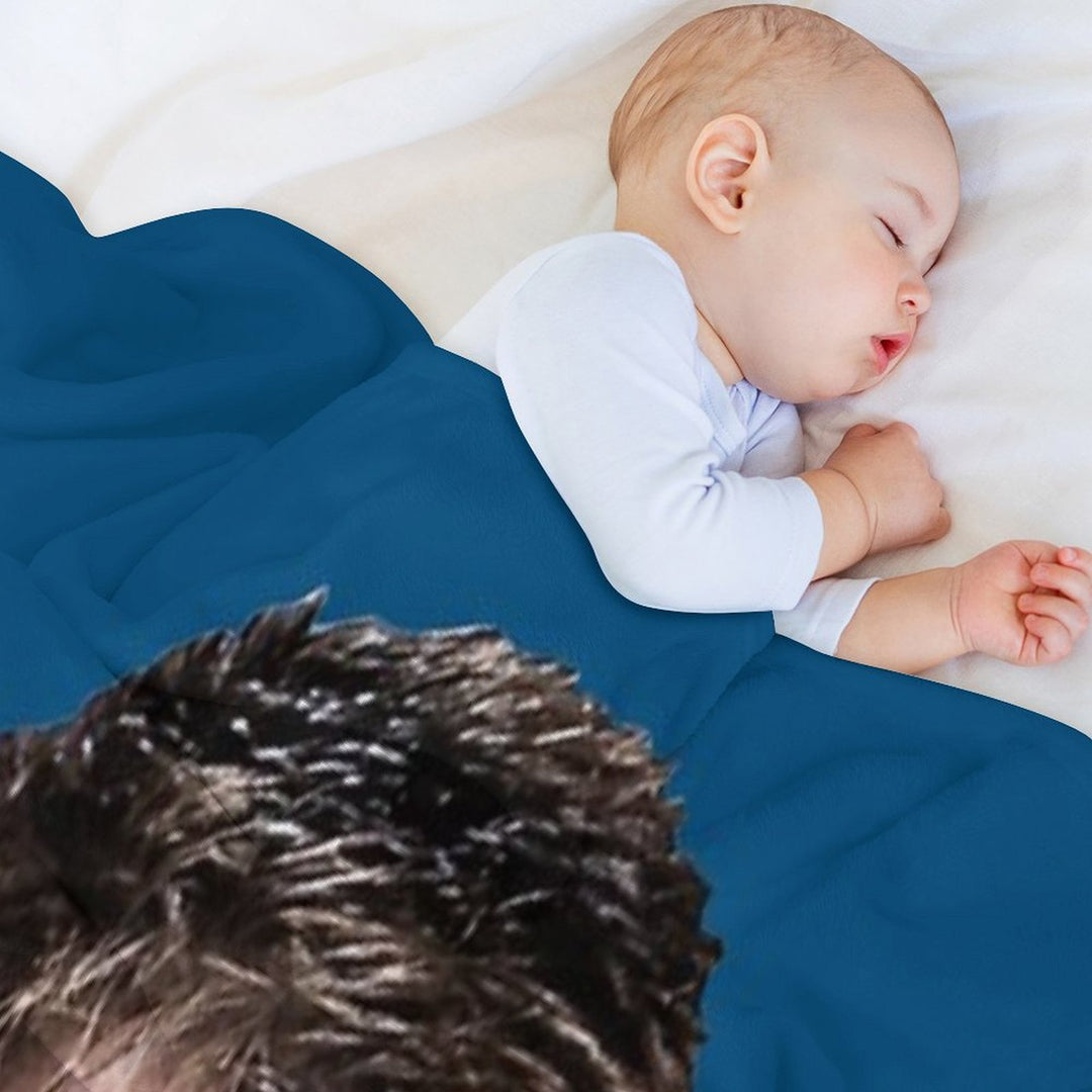 Luka Doncic Basketball Funny Face Easy Care Throw Blanket