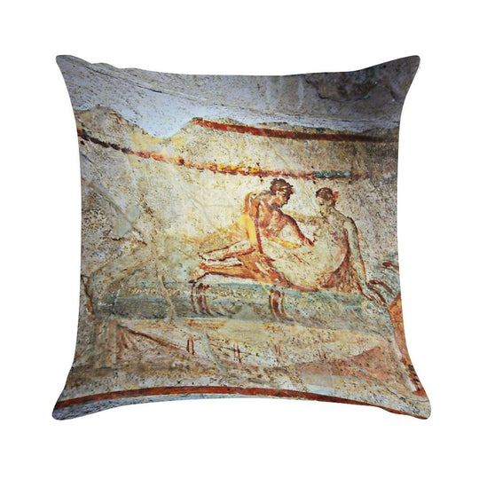 The Brothel Menu, Pompeii Soft Easy Maintenance Throw Pillow