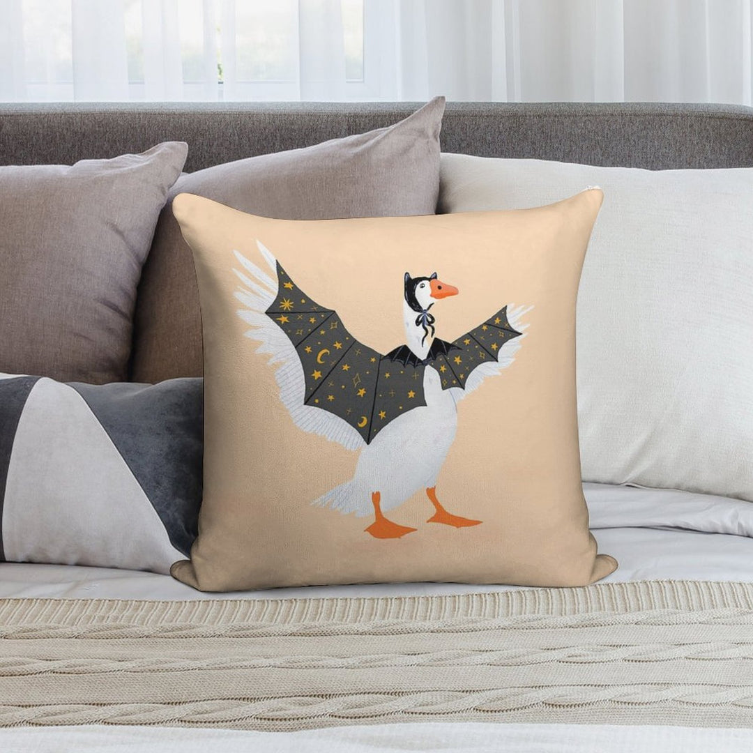Bat Goose Soft Luxury Feel Throw Pillow