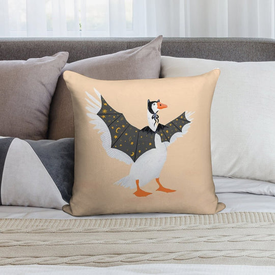 Bat Goose Soft Luxury Feel Throw Pillow