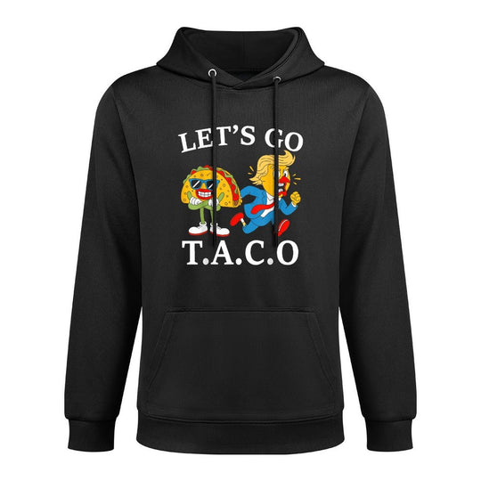 Funny Lets Go Taco Colorfast Hoodie