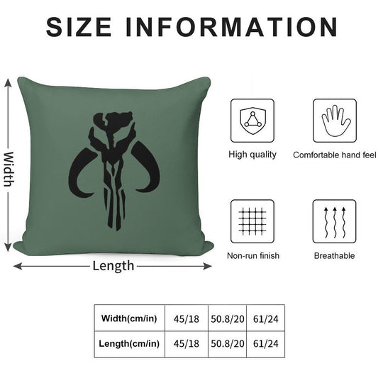Mandalore Soft Luxury Feel Throw Pillow