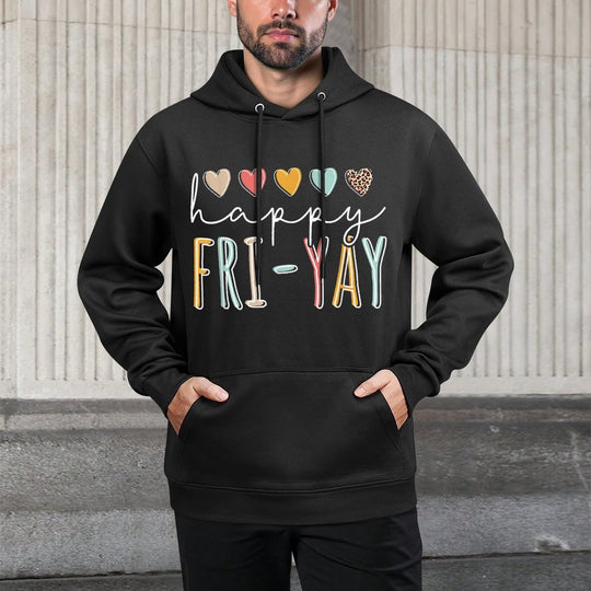 Friyay Happy Fri Yay Teacher Relaxed Fit Hoodie