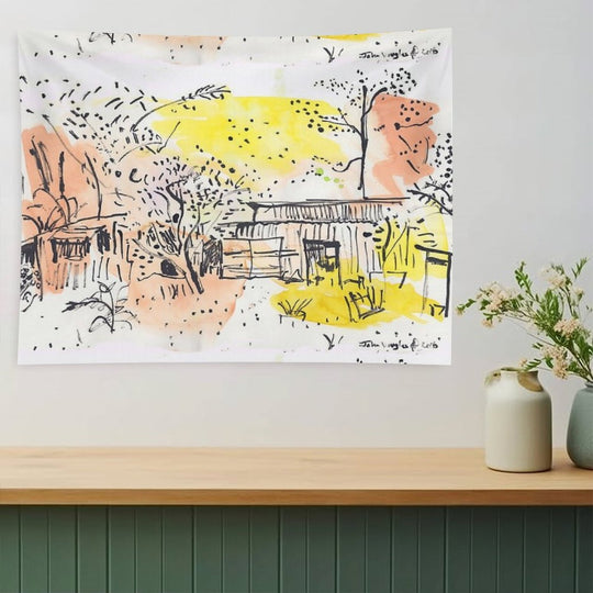 The Old Shed Out The Back Tapestry