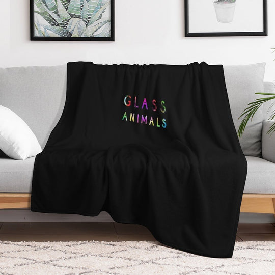 Glass Animals Machine-washable Throw Blanket