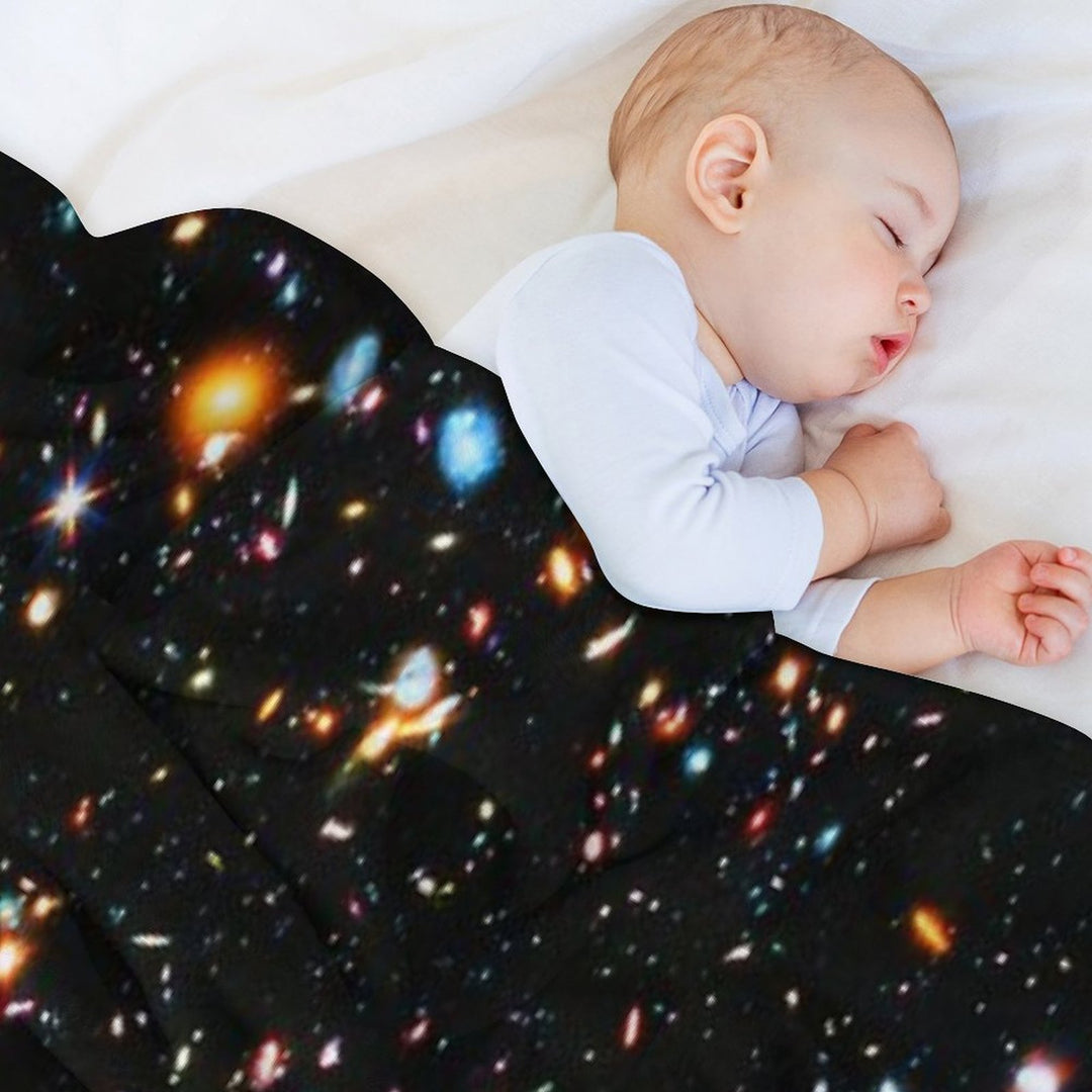 Hubble Extreme Deep Field Sustainable Throw Blanket