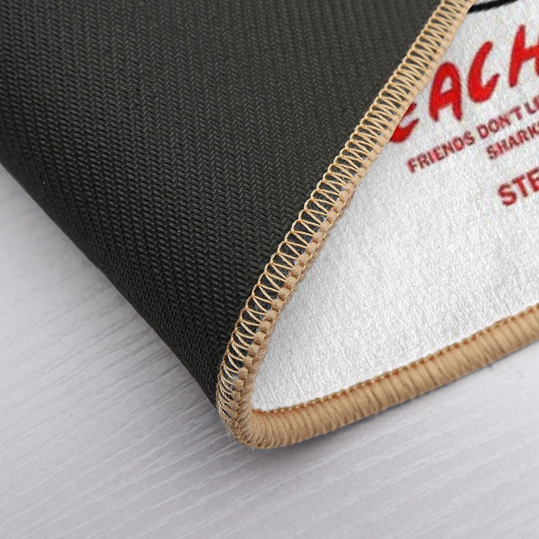 Steve And Kyle Shark Awareness  Slip-Resistant Bath Mat