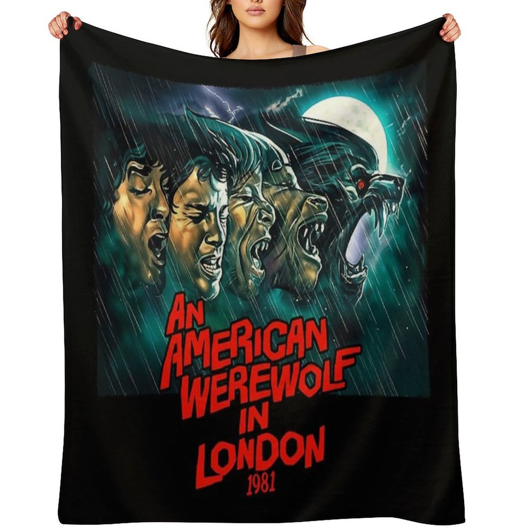 An American Werewolf in London Anti-pilling Throw Blanket