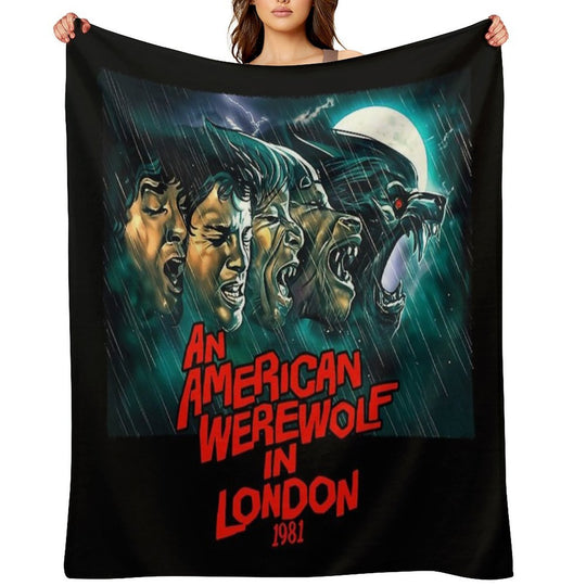 An American Werewolf in London Anti-pilling Throw Blanket
