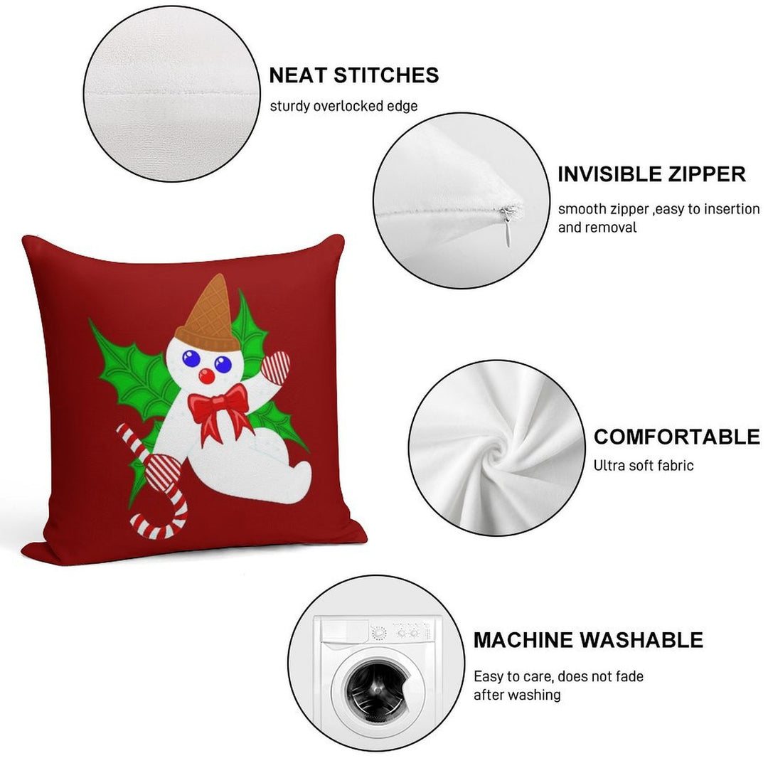 Christmas Fairy Soft Durable Construction Throw Pillow