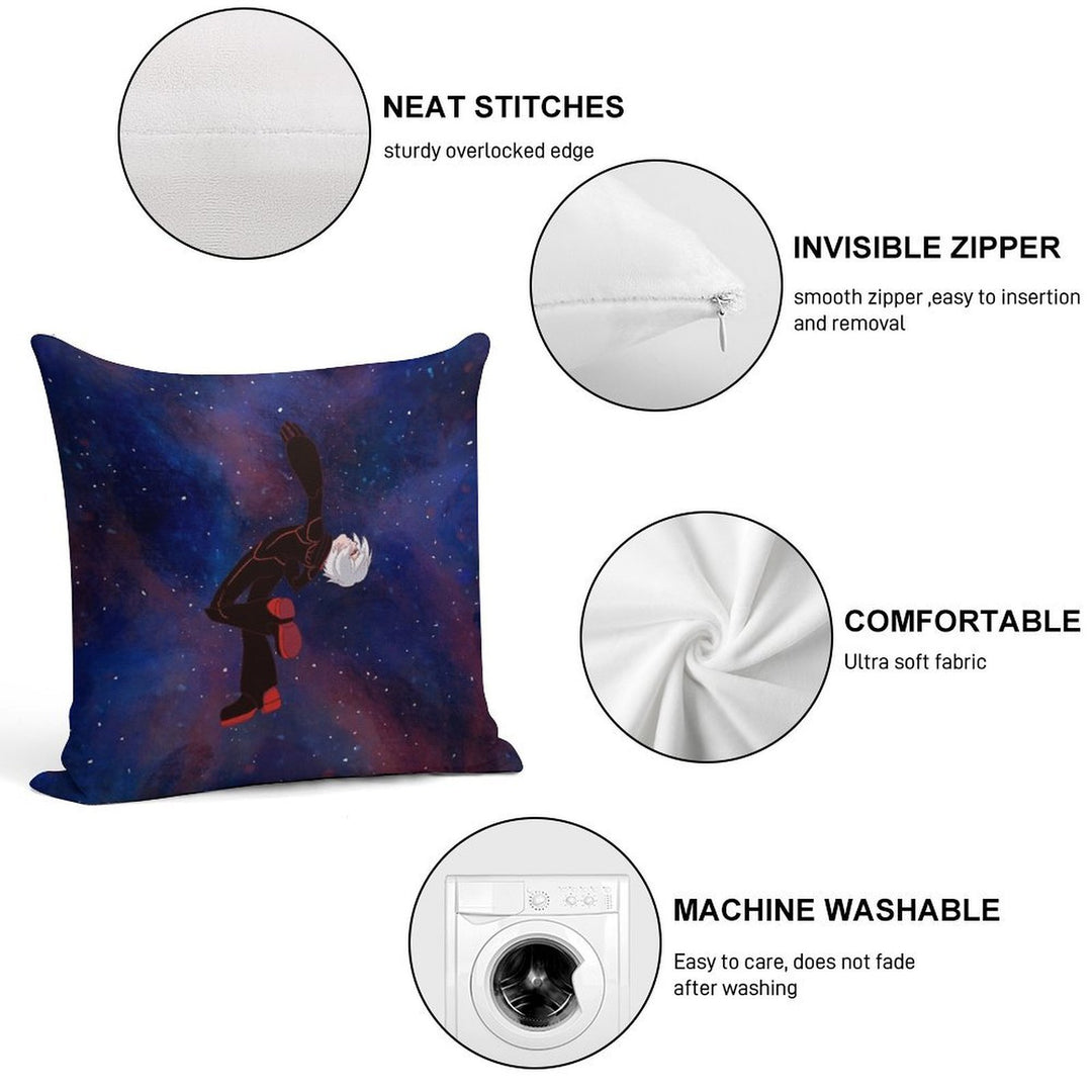 Galaxy Yuma Soft Skin-Friendly Throw Pillow